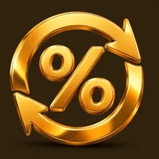Percent cycle icon — Lucky Vibe