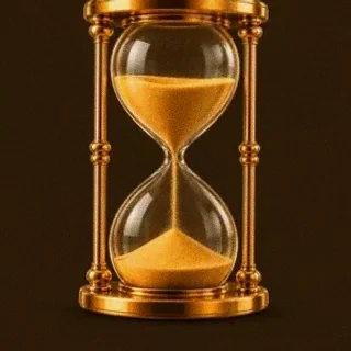Ornate hourglass — Lucky Vibe