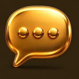 Chat bubble icon — Lucky Vibe