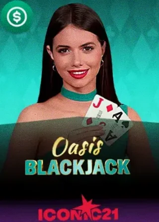 Oasis Blackjack live game cover