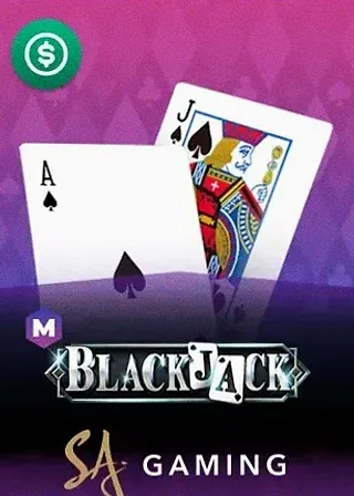 M Blackjack live game cover