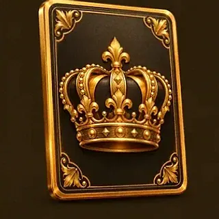 Royal crown card — Lucky Vibe